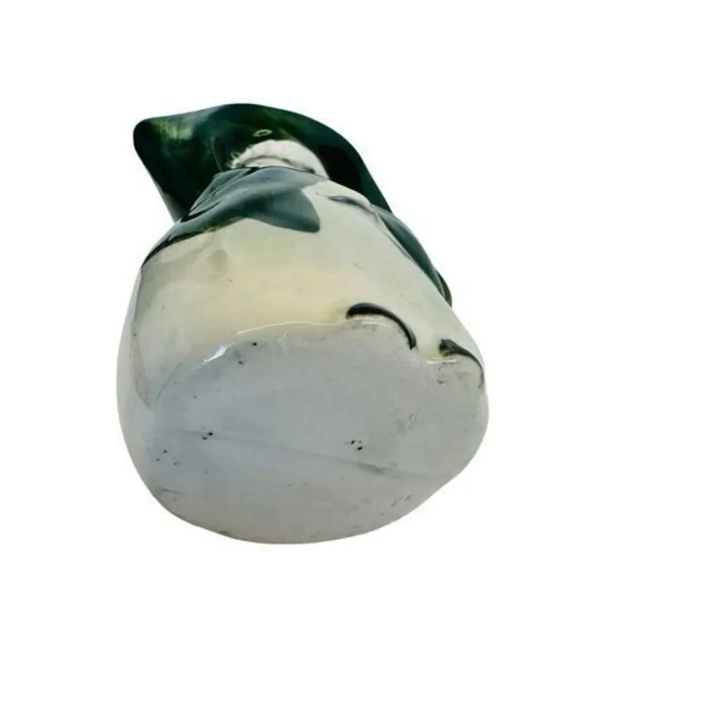 Tableware Figural Character Porcelain Woman In Green Milk Creamer‎ Small Pitcher